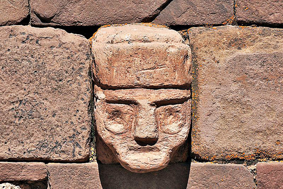 Храм каменных голов Тиуанако. Тиуанако Боливия. Тиуанако (культура). Каменная голова. Natural face stone