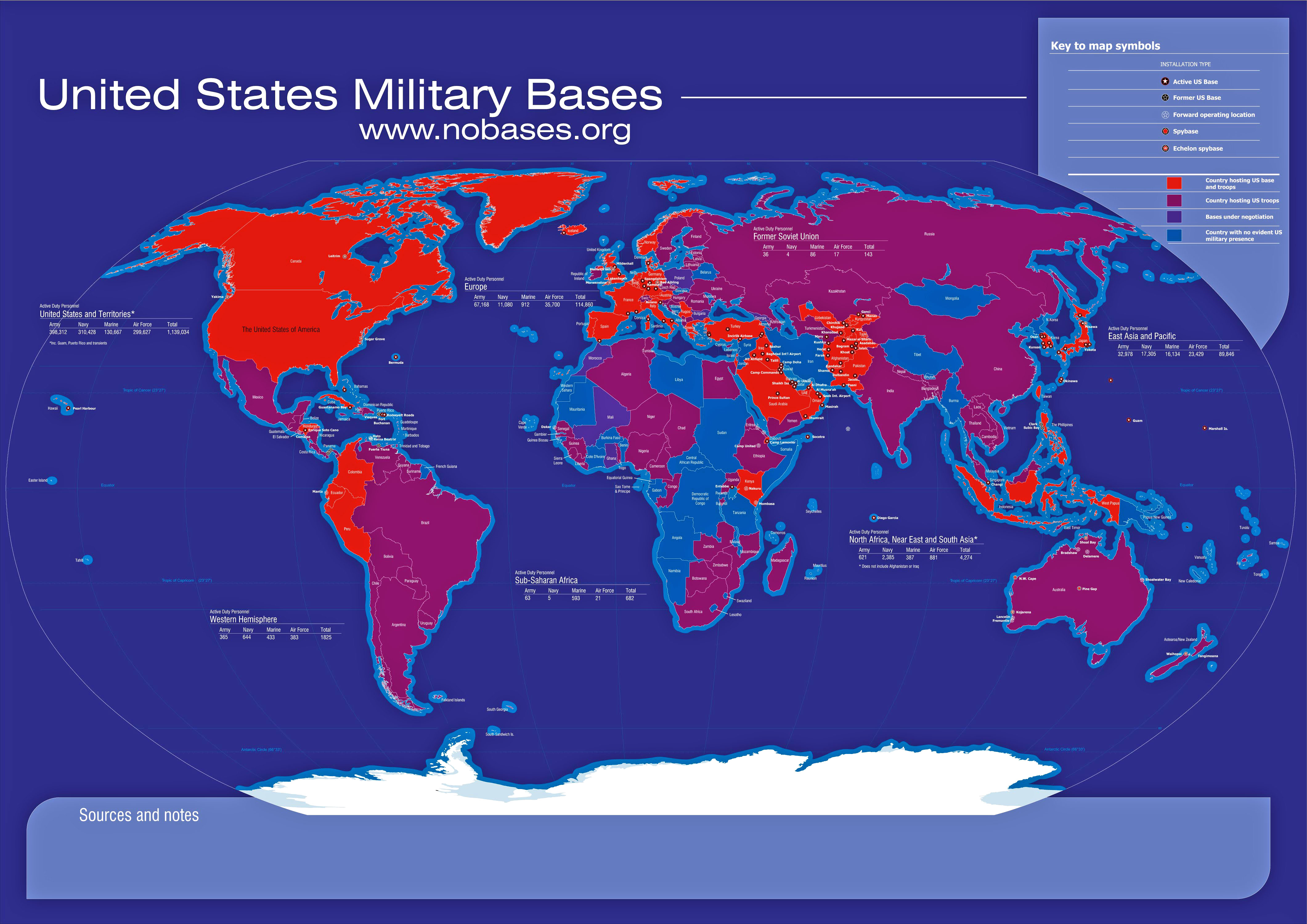 Map Of Us Military Bases Around The World Zip Code Map Images and