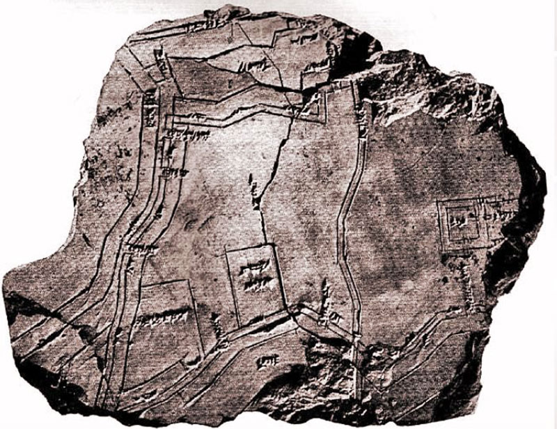 Первая карта в г. Ниппур план города на глиняной доске в XII В до н.э. Ниппур план города. Первые карты местности. Доисторические карты.
